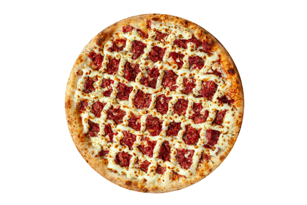 Média - Pizza com até 2 sabores e 6 fatias